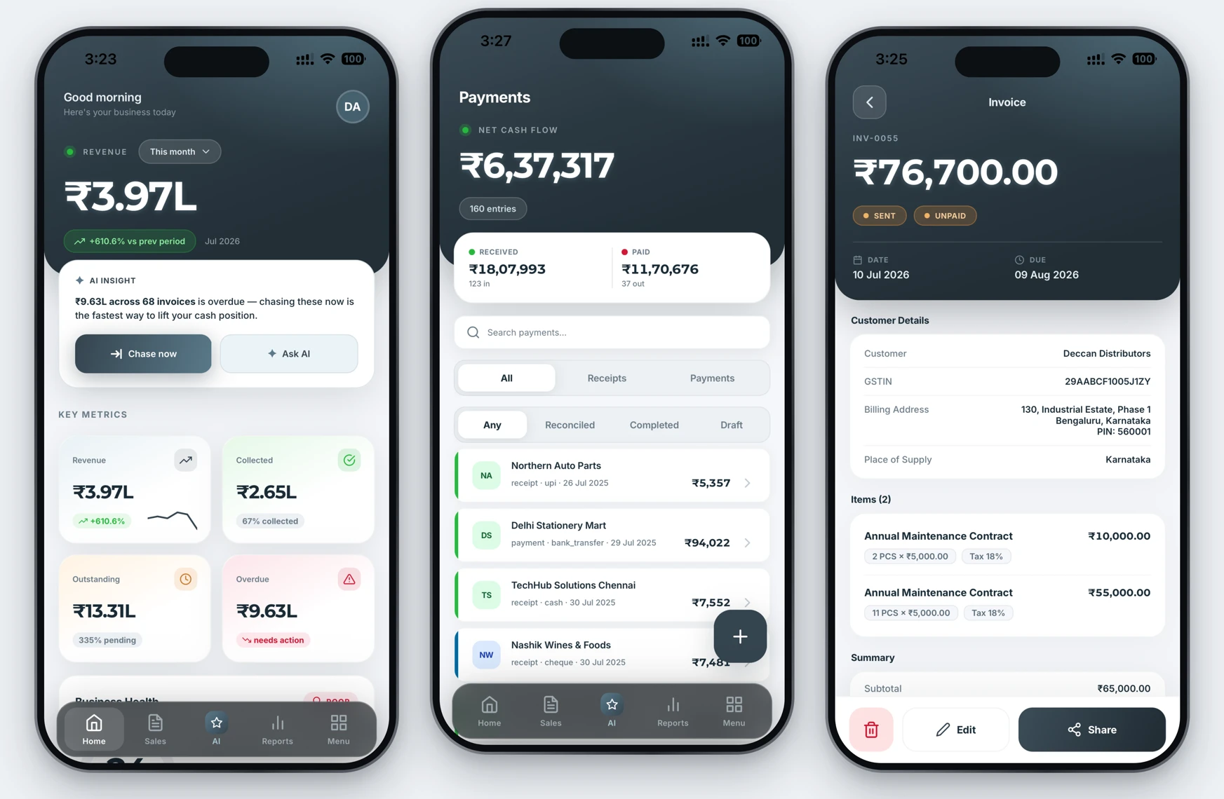 ReadyBooks accounting app on mobile and desktop
